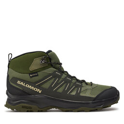 Salomon Trekkingi Salomon Grivola Mid Gore-Tex L47606400 Zielony