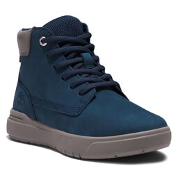 Timberland Polacchine Timberland Seneca Bay 6In Side Zip TB0A2MBY0191 Navy Nubuck