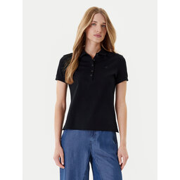 United Colors Of Benetton United Colors Of Benetton Pólóing 3TQJD300W Fekete Slim Fit