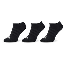 adidas 3 pares de calcetines cortos unisex adidas Twin And Light IC1327 Black/White