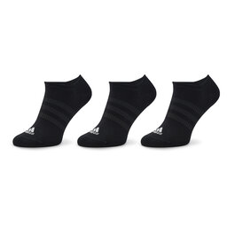 adidas Ponožky Krátke Unisex adidas Thin and Light No-Show Socks 3 Pairs IC1327 Čierna