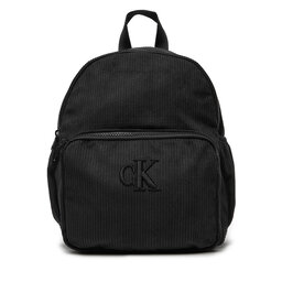 Calvin Klein Jeans Раница Calvin Klein Jeans Cord Medium IU0IU00669 Черен
