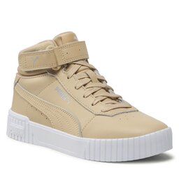 Puma Сникърси Puma Carina 2.0 Mid 385851 04 Light Sand/Silver/White