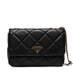 Guess Geantă Guess Cessily Convertible Xbdy Flap HWQB76 79210 BLACK