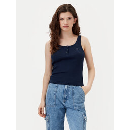 Tommy Jeans Tommy Jeans Felső DW0DW19492 Sötétkék Slim Fit