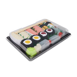Rainbow Socks Ankelstrumpor unisex 5-pack Rainbow Socks Sushi Socks Box Salmon Butter Fish Tamago Omelette Tuna Maki Turnips Maki Färgglad