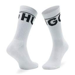 

Набір з 2 пар високих шкарпеток unisex Hugo Iconic 50468419 100, Білий