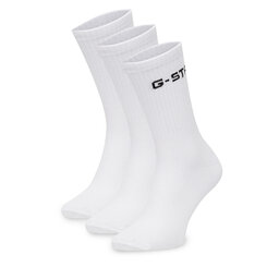 G-Star Raw Къси чорапи G-Star Raw AS_G_STAR_001W_SS25 (3-PACK) Бял