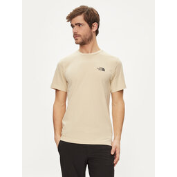 The North Face The North Face Majica Simple Dome NF0A87NG Bež Regular Fit