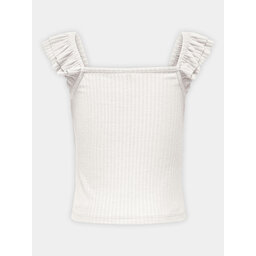 Kids ONLY Kids ONLY Felső Nella 15317829 Fehér Slim Fit