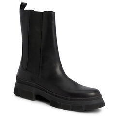Tommy Hilfiger Ghete Jodhpur Tommy Hilfiger Essential Leather Chelsea Boot FW0FW07490 Black BDS