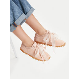 Calvin Klein Sneakers Calvin Klein Low Profile Run Mg Sue Db Laces HW0HW03150 Hellrosa