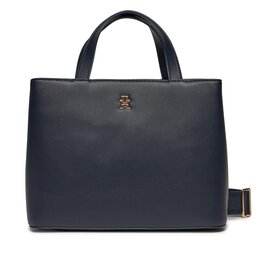 Tommy Hilfiger Sac à main Tommy Hilfiger Th Essential Sc Satchel Corp AW0AW16075 Space Blue DW6