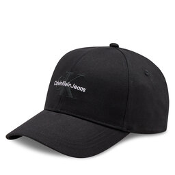 Calvin Klein Czapka z daszkiem Calvin Klein Mono Logo Embro K60K612317 Czarny