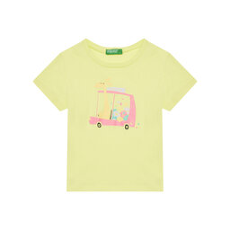 United Colors Of Benetton United Colors Of Benetton Camiseta 3I1XG10JJ Amarillo Regular Fit