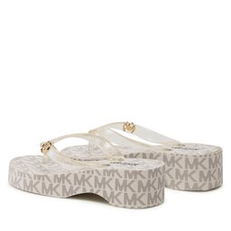 

В'єтнамки MICHAEL KORS KIDS Lilo MK100679C Vanilla/Gold, Прозорий