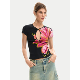 Desigual Desigual T-Shirt Dublin 26SWTK05 Schwarz Regular Fit
