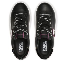 

Снікерcи KARL LAGERFELD KL62547 Black Lthr, Чорний