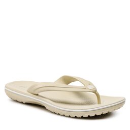 Crocs Čības uz pirksta Crocs Crocband Flip 11033 Bone