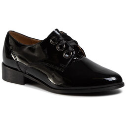 Sagan Oxfords Sagan 3690 Czarny Lakier