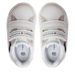 

Снікерcи Tommy Hilfiger T1A9-33190-1439 Bianco/Argento X025, Білий