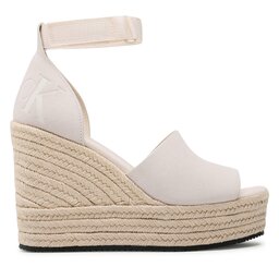 

Еспадрильї Calvin Klein Jeans Wedge Sandal Wide Su Con YW0YW00963 Ancient White YBH, Білий