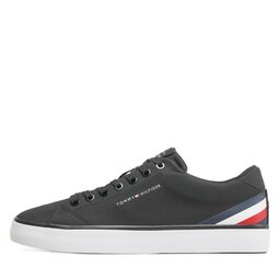

Снікерcи Tommy Hilfiger Hi Vulc Core Low Stripes FM0FM04735 Black BDS, Чорний