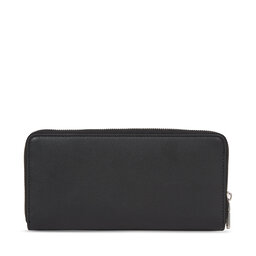 

Жіночий гаманець Calvin Klein Jeans Sculpted Zip Around Mono K60K607634 Black With Rose 01F, Чорний