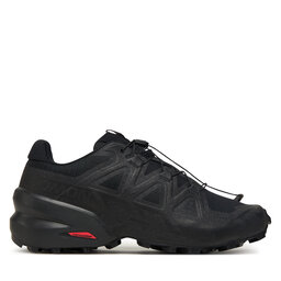 Salomon Взуття для бігу Salomon Speedcross 6 Wide L41744000 Чорний