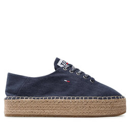 

Еспадрильї Tommy Jeans Essential Flatform Espadrille EN0EN01434 Twilight Navy C87, Cиній