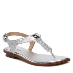 MICHAEL Michael Kors Sandale MICHAEL Michael Kors Mk Plate Thong 40S3MKFS1D Silver