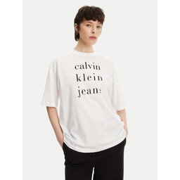 Calvin Klein Jeans Calvin Klein Jeans Póló LV047B827G Fehér Relaxed Fit
