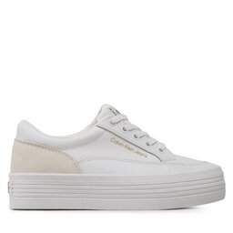 

Снікерcи Calvin Klein Jeans Vulc Flatf Low Cut Mix Material YW0YW00864 White YBR, Білий