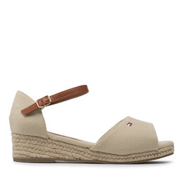 

Еспадрильї Tommy Hilfiger Rope Wedge Sandal T3A7-32185-0048 S Beige 500, Бежевий