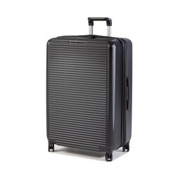 Mandarina Duck Duża Twarda Walizka Mandarina Duck Tank Case P10FSV24651 Black