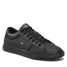 Tommy Hilfiger Αθλητικά Tommy Hilfiger Iconic Leather Vulc Punched FM0FM04166 Black BDS