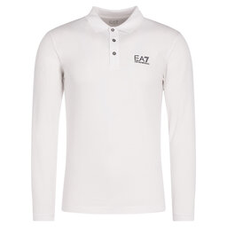 EA7 Emporio Armani EA7 Emporio Armani Polo marškinėliai 8NPF05 PJM5Z 1100 Balta Regular Fit
