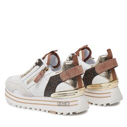 

Снікерcи Liu Jo Maxi Wonder 72 BA4057 PX454 Off White/Brown S3179, Білий