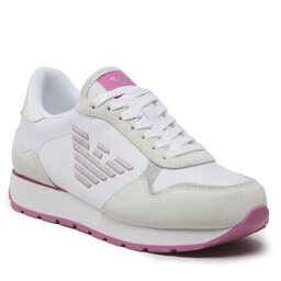 Emporio Armani Sportcipő Emporio Armani X3X179 XN823 S774 White/Pink/Lt.Silver