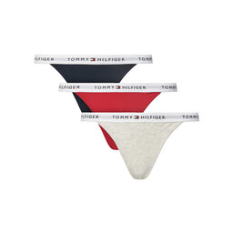 Tommy Hilfiger Tommy Hilfiger 3 db tanga UW0UW05757 Színes