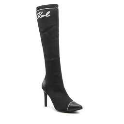 KARL LAGERFELD Stiefel KARL LAGERFELD KL31381A Black Knit Textile