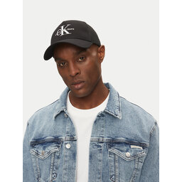 Calvin Klein Jeans Καπέλο Jockey Calvin Klein Jeans Monologo LV04G5065G Μαύρο