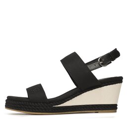

Босоніжки Tommy Hilfiger Rope Webbing Mid Wedge FW0FW07092 Black BDS, Чорний