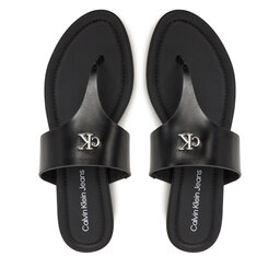 Calvin Klein Jeans Žabky Calvin Klein Jeans Flat Sandal Toepost Mg YW0YW01691 Černá
