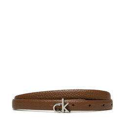 Calvin Klein Ζώνη Γυναικεία Calvin Klein Ck Thin Belt 1.5cm Pebble K60K612858 Καφέ