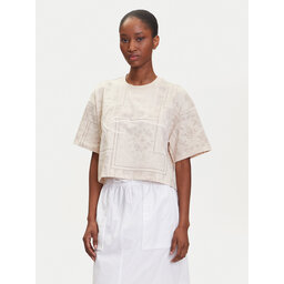 Karl Kani Karl Kani T-Shirt PD00005456 Μπεζ Relaxed Fit