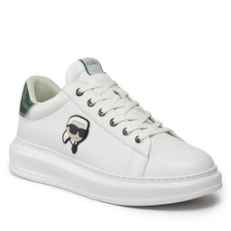 

Снікерcи KARL LAGERFELD KL52533N White Lthr w/Dk Green 01F, Білий