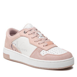 Calvin Klein Jeans Sneakers Calvin Klein Jeans Cupsole Laceup Basket Glitter YW0YW00605 Pale Conch Shell TFT