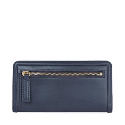 

Великий жіночий гаманець Tommy Hilfiger Th Monotype Large Slim Wallet AW0AW16210 Space Blue DW6, Cиній