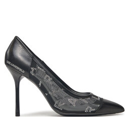 KARL LAGERFELD Pantofi cu toc subțire KARL LAGERFELD Sarabande KL30925A Negru